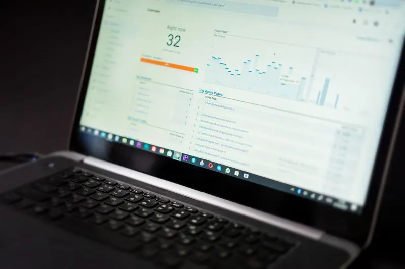 SEO analytics dashboard showing website ranking data